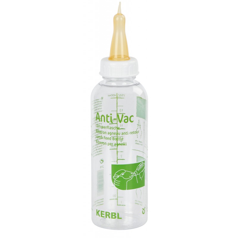 Biberon Pour Agneau 1 Litre - Tétine Naturelle - Allaitement Agneaux/Chevreaux - Matériau Sain Et Durable