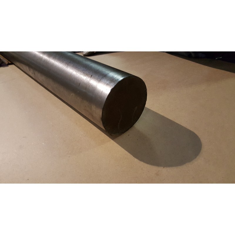 Barre Fer Pleine Fer Rond Plein Acier Étiré - Diamètre 25 Mm - Longueur 0,5 M - Nuance S235jr - Norme NF EN 10025-1 - Pour Projets DIY Et Métallerie Matériau Bricolage