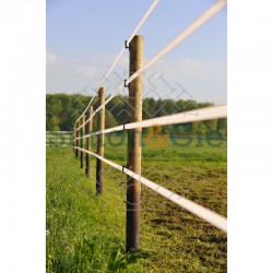 Piquet de clôture Bois 1m40 rond fraisé en Pin traité - 60 mm