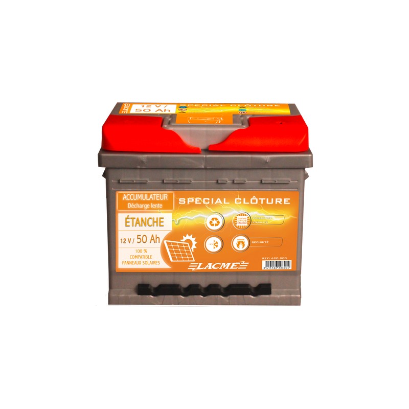 Batterie 12V 50Ah special clôture - Ernest Roth SA - Division Elevage Shop  Online