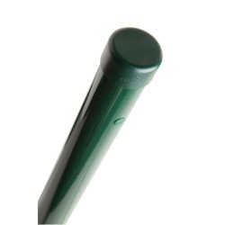 Poteau rond acier sans guide-fils 60 x 2mm Vert 6005 - Giardino