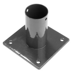 Collier fixation pour poteau diamètre 48 mm gris - OOGarden