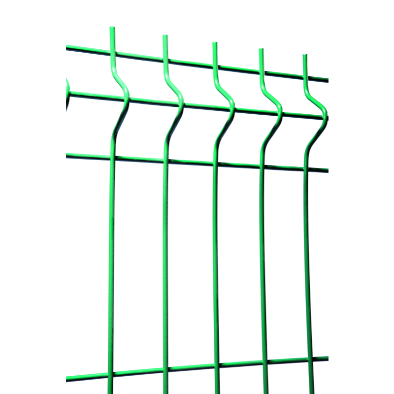 Fixation Murale Pour Panneau Grillage Rigide Vert RAL 6005 - Lot De 10