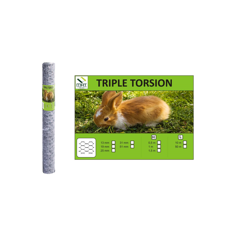 Grillage à Poules GardenGloss 150cm Hauteur X 25m - Mailles Fines 13x25mm Revêtu PVC Vert