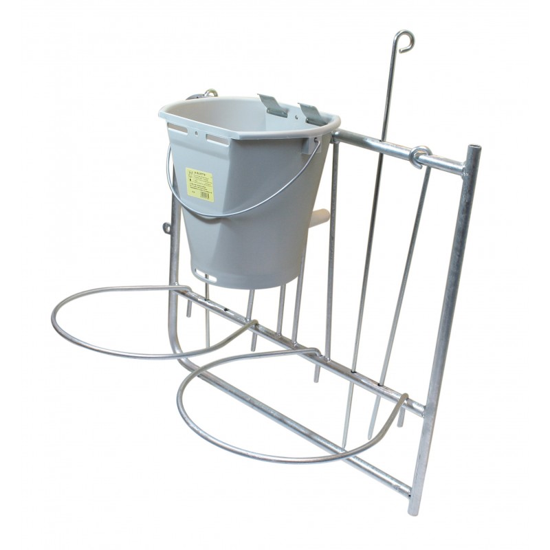 Support Pour Seau à Eau En Acier Inoxydable – 27x28,5 Cm – Pour Carafe, Cruche, Refroidisseur – Fond Antidérapant