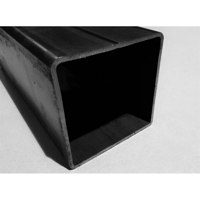 Tube Carré En Acier Pour Construction Et Bricolage - 60x60mm, Épaisseur 2mm, Longueur 1 Mètre
