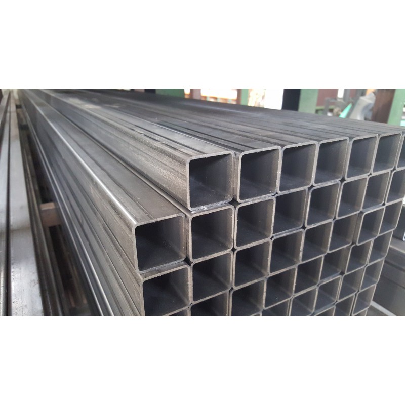 Tube Carré Acier 40x40x4 Mm - Longueur Au Choix De 50 à 300 Cm - S235 Brut