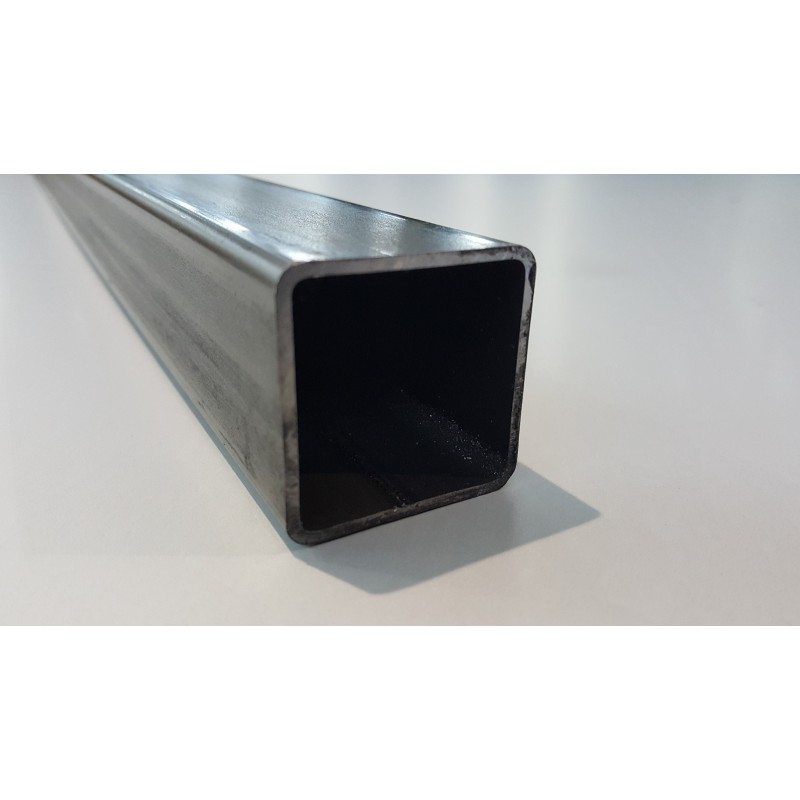 Tube Carré Acier 80x80x2 Mm - Longueur Au Choix De 50 à 300 Cm - S235 Brut