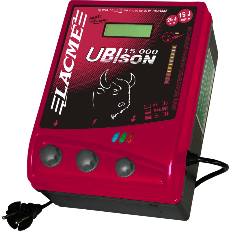 Electrificateur LACME UBISON 15000 + Télécommande Stop & Go